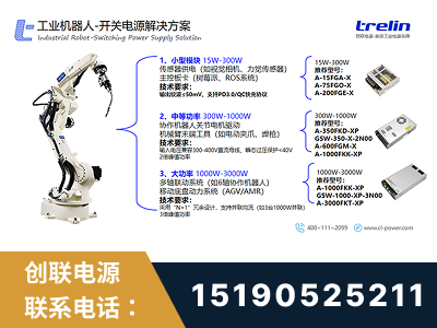 柳州-工业机器人-开关电源解决方案